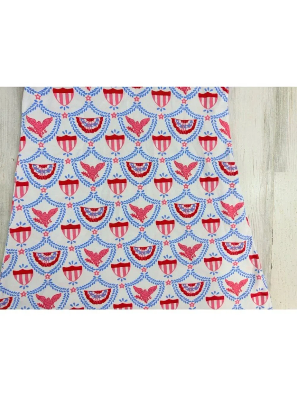The Beaufort Bonnet Company Polly Play Dress American Swag Sz 8 Patriotic
